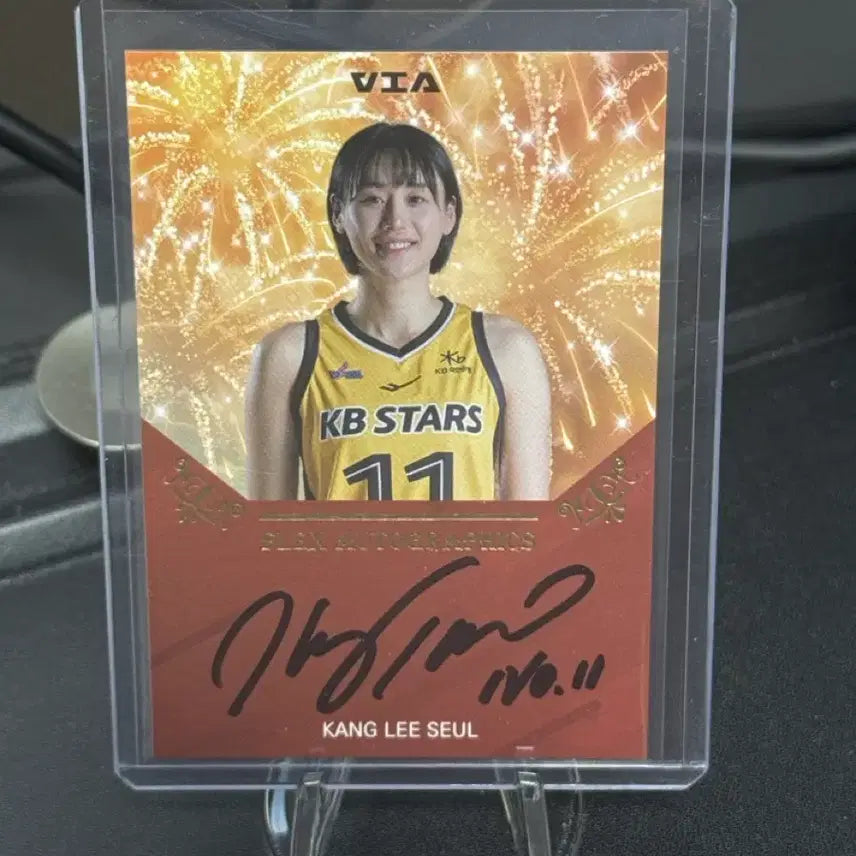 [BUNJANG] WKBL Kang Iseul Autographed Flex Auto Authentic Signature Card / WKBL 강이슬 플렉스 오토 친필사인카드