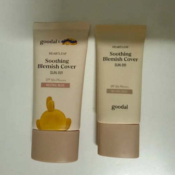 [BUNJANG] Goodal Houttuynia Cordata Calming Blemish Cover Sun BB Neutral Beige 50ml + 25ml Set / 구달 어성초 진정 블레미쉬 커버 선비비 뉴트럴 베이지 50ml+25ml+