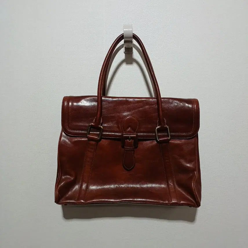 [BUNJANG] Nicole Miller Women's Leather Shoulder Bag Briefcase / 니콜밀러 여성 가죽 숄더백 서류가방 (26E199)