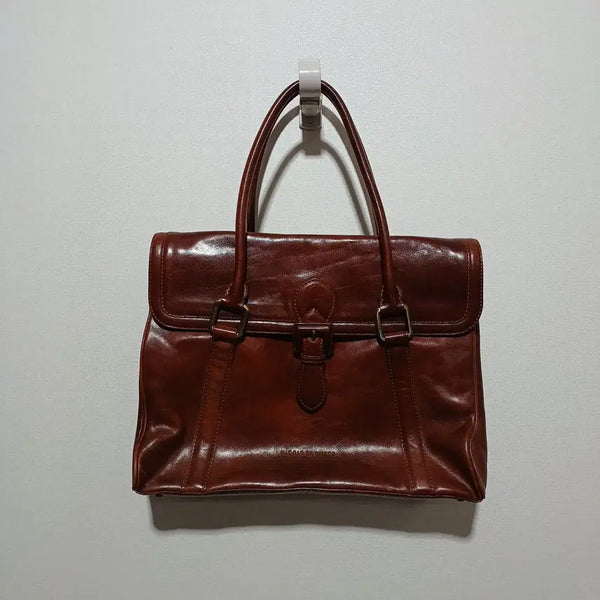 [BUNJANG] Nicole Miller Women's Leather Shoulder Bag Briefcase / 니콜밀러 여성 가죽 숄더백 서류가방 (26E199)