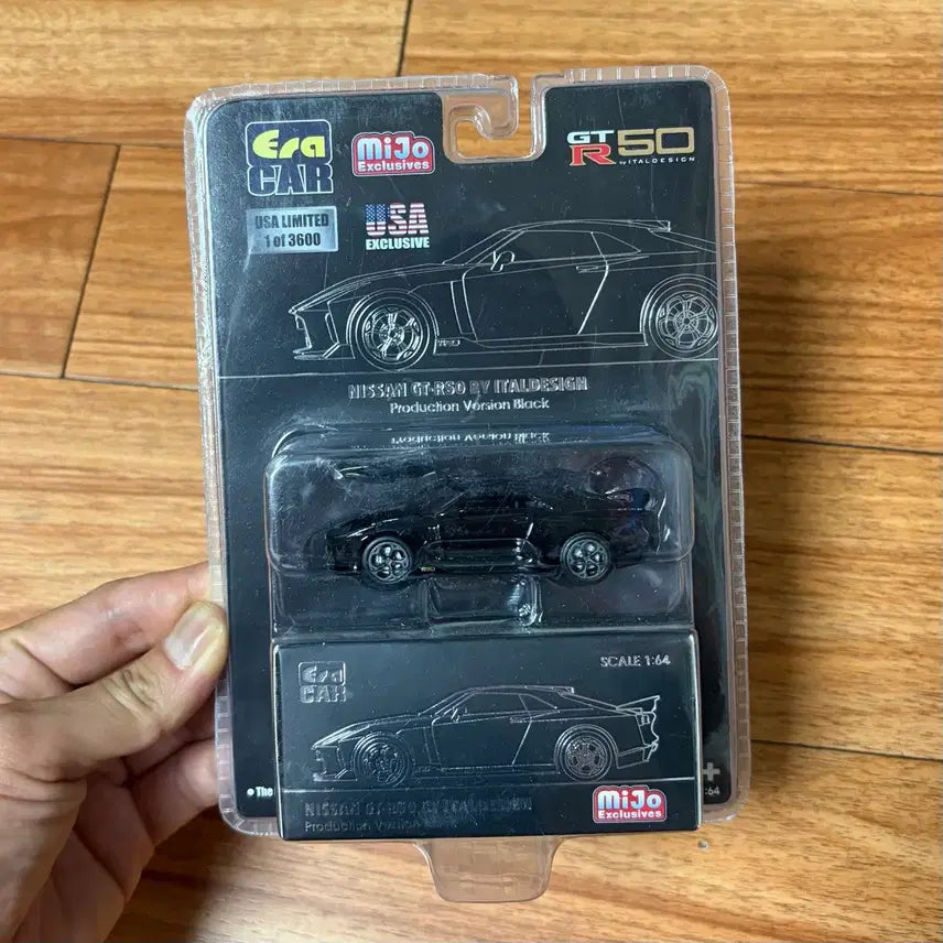 [BUNJANG] ERA Car 1/64 Nissan GT-R50 Italdesign Black Diecast / 1/64 ERA CAR 닛산 GTR50 이탈디자인 블랙 다이캐스트