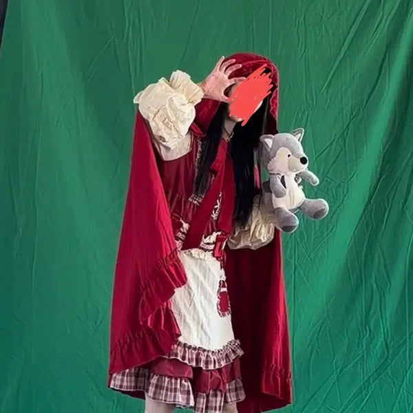 [BUNJANG] Red Riding Hood Cosplay Costume / 빨간망토 코스프레