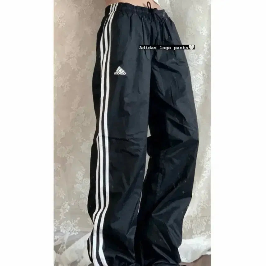 [BUNJANG] Adidas Nylon Relaxed Fit Pants / 아디다스 나일론 바스락 팬츠 어항 stc 베이비베어 솜 버터플라이 빈티지