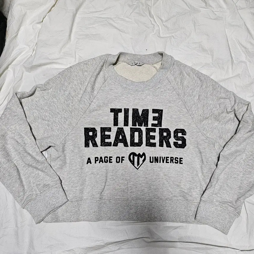 [BUNJANG] TIME Time Leaders Logo Sweatshirt Women's M / 22s 타임 타임리더스 로고 맨투맨 스웻셔츠 여성 M