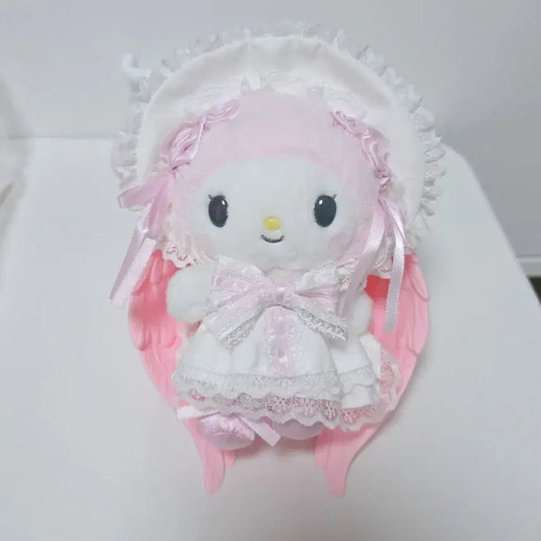 [BUNJANG] Sanrio My Melody White Frill Mascot Charm / 개체 예쁜 마이멜로디 화이트프릴 마스코트