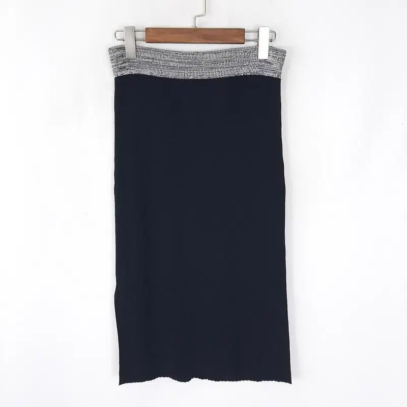 [BUNJANG] Renoma Women's Knit Banding Golf Skirt M / 레노마 여성 니트 밴딩 로스커트 M