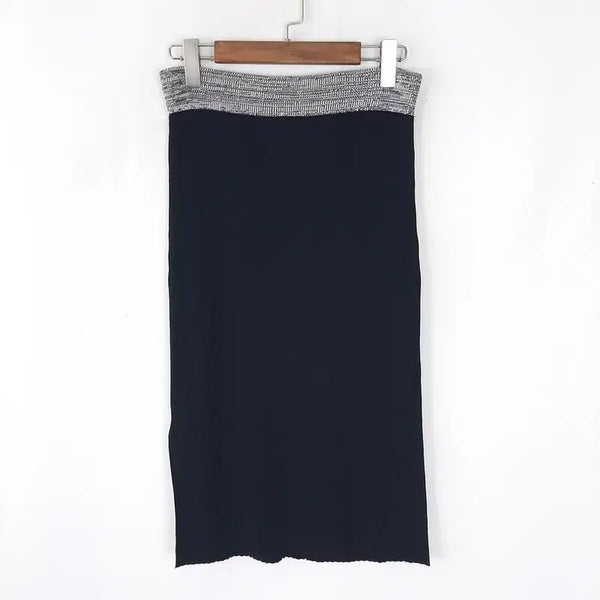 [BUNJANG] Renoma Women's Knit Banding Golf Skirt M / 레노마 여성 니트 밴딩 로스커트 M