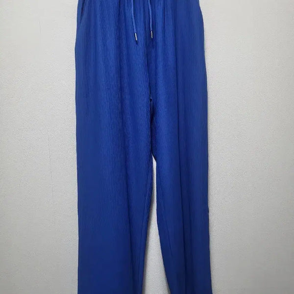 [BUNJANG] Risk Pleated Wide Pants Blue / 70316/ Risk플리츠 와이드 팬츠 블루 남