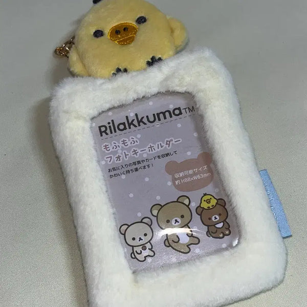[BUNJANG] San-X Rilakkuma Kiiroitori Mofumofu Photocard Holder / 산엑스 리락쿠마 키이로이토리 모후모후 포카홀더