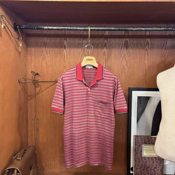 [BUNJANG] Dunhill Polo T-shirt Cotton Size 100 (M) / 던힐 폴로티셔츠 100
