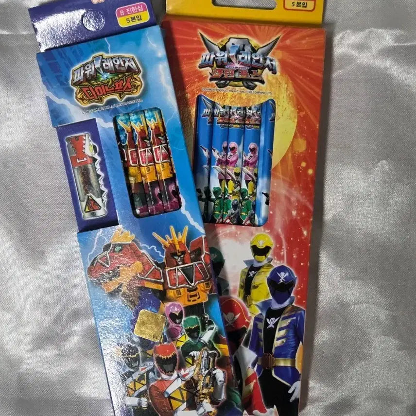 [BUNJANG] Power Rangers Dino Force Captain Force Pencils (5 Count) / [고전문구] 파워레인저 다이노포스 캡틴포스 연필