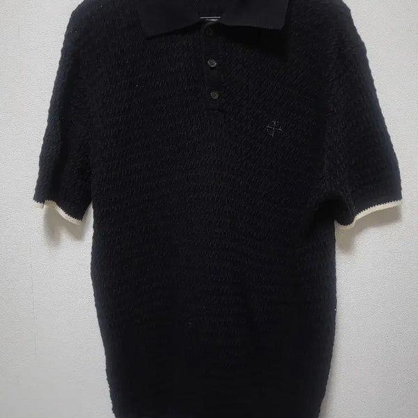 [BUNJANG] DENIM HOLIC Knit Polo Short Sleeve Black / 70309/ DENIM HOLIC 니트 폴로 반팔 블랙