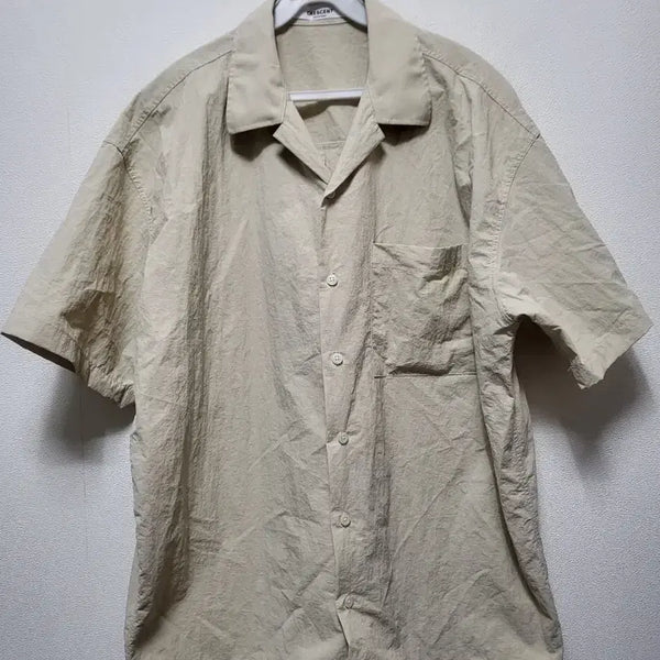 [BUNJANG] Crescent Short Sleeve Shirt Beige / 70308/ 크레센트 반팔 셔츠 베이지 남