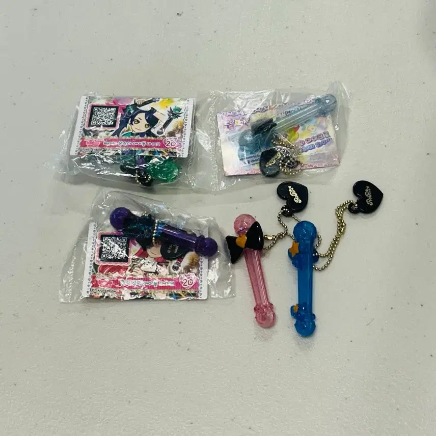 [BUNJANG] Pripara Idol Mic Keychain Friendship Ticket Set / 가격제안!) 프리파라 아이돌 마이크 키링 우정티켓