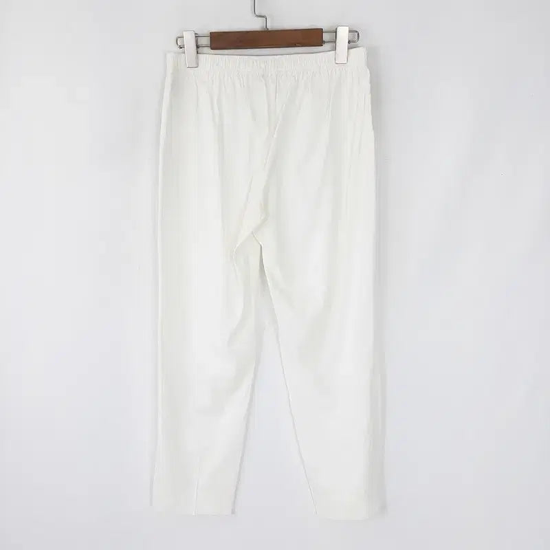 [BUNJANG] Theory Women's Linen Blend Banding Slacks Size S / 띠어리 여성 린넨혼방 밴딩슬랙스 S