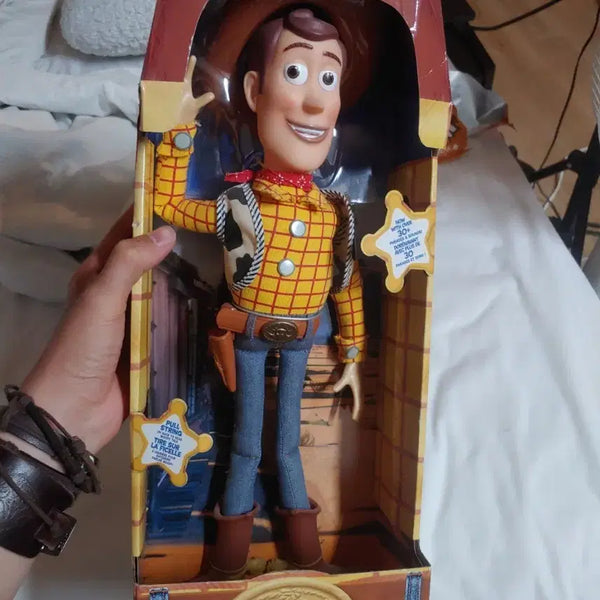 [BUNJANG] Disney Pixar Toy Story Talking Woody Talking Doll (Early Version, Sealed) / 디즈니 토킹 우디 정품 레어 미개봉 초기 버전