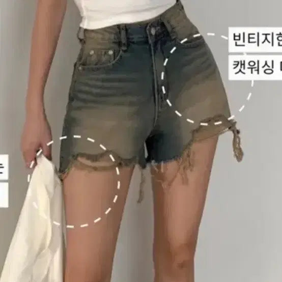 [BUNJANG] Denim Short Pants / 데님 숏팬츠