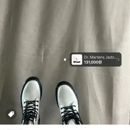 [BUNJANG] Dr. Martens Jadon Boots White / 닥터마틴 제이든 부츠 화이트