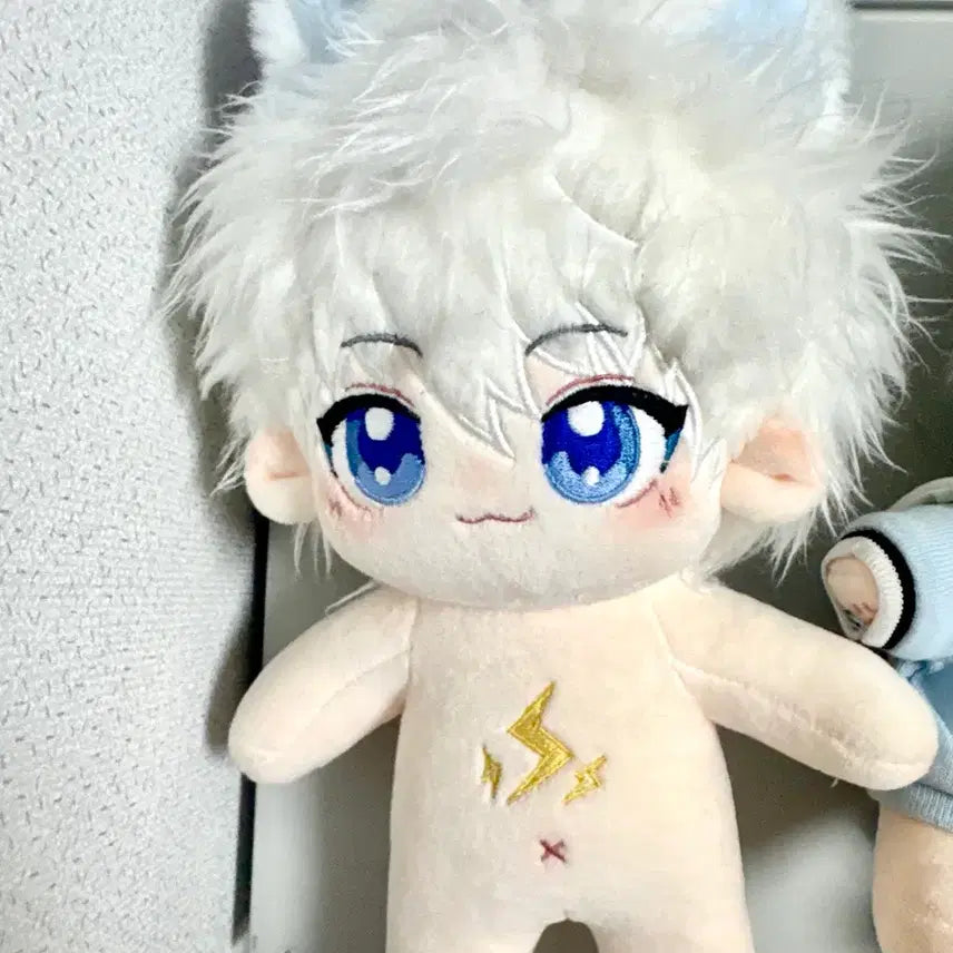 [BUNJANG] Hunter x Hunter Killua Plush Doll / 키르아 솜깅(덤으로 키르만쥬인형)