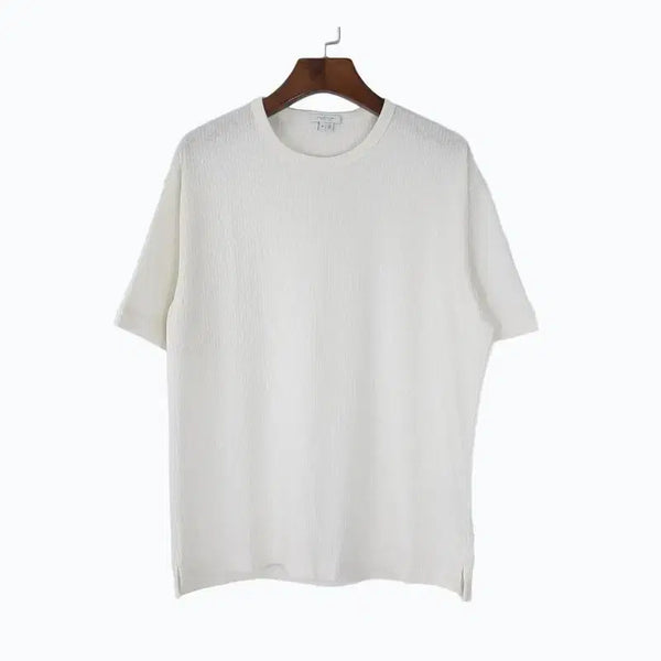 [BUNJANG] Jill Stuart New York Men's Ribbed Short-Sleeve Knit M / 질스튜어트뉴욕 남성 골지 반팔니트 M