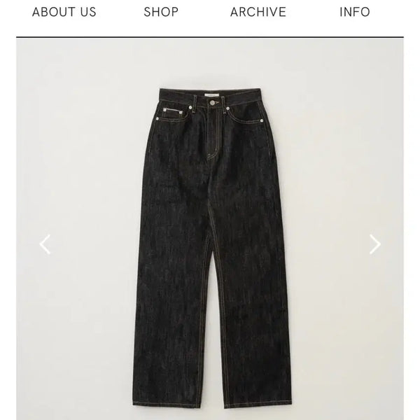 [BUNJANG] Archive J2U Selvedge Raw Denim Black Blue Jeans / 아카이브제이투유 셀비지 생지 데님 흑청 (새상품)