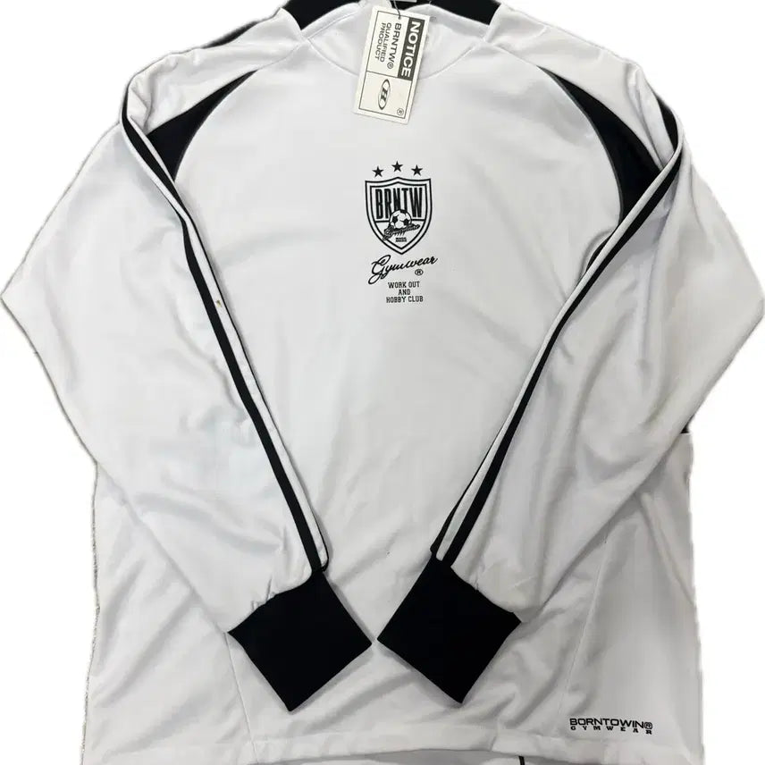 [BUNJANG] Born to Win Hobby Club White Uniform Jersey Long Sleeve T-Shirt / 본투윈 하비클럽 화이트 유니폼 저지 긴팔 티셔츠 1