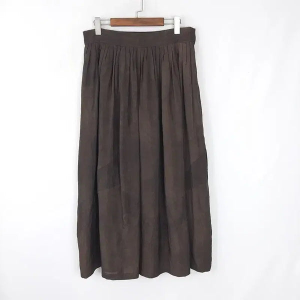 [BUNJANG] Lee Jin Ok Natural Dyed Long Skirt XL / 이진옥 천연염색 롱 스커트 XL