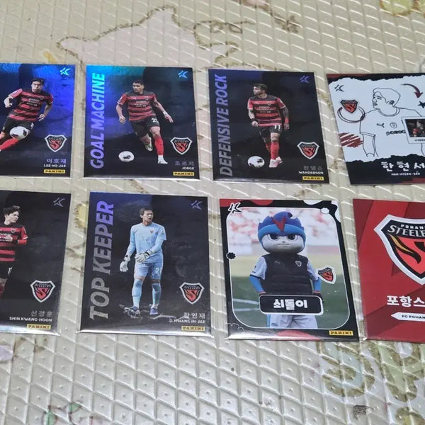 [BUNJANG] Pohang Steelers Football Card Set (8 Types) / 포항 스틸러스 축구 카드 8종