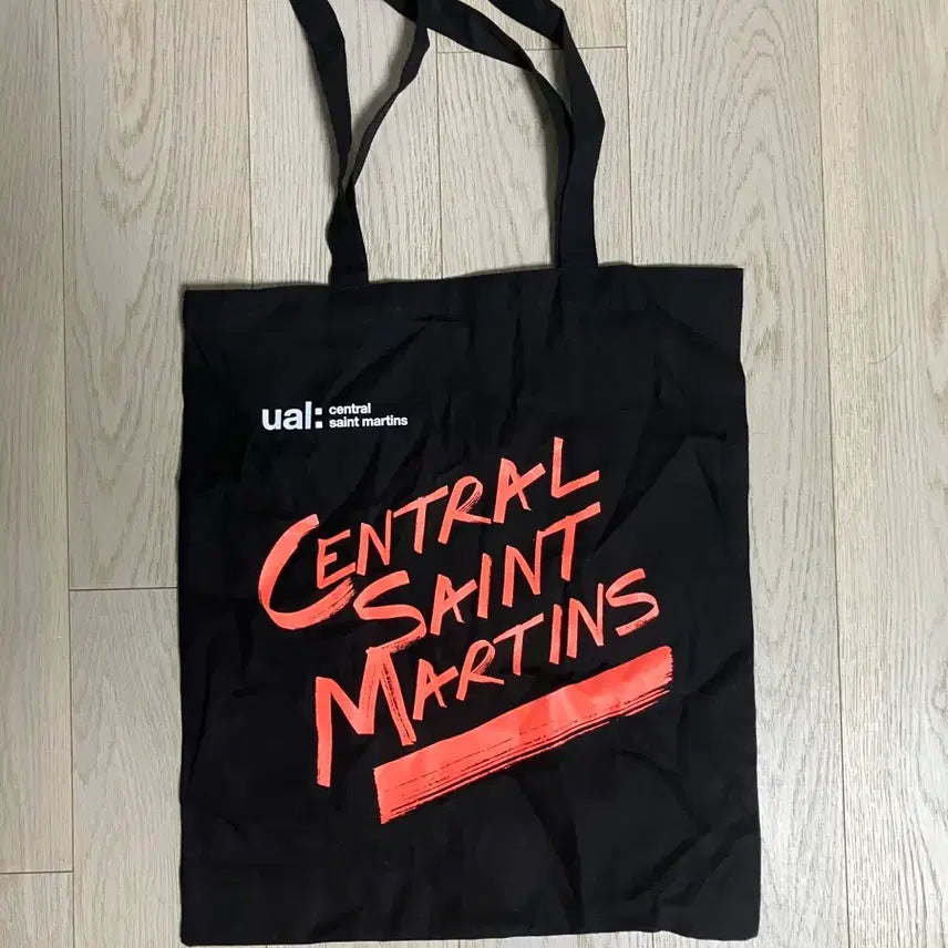 [BUNJANG] Central Saint Martins Black Eco Bag / 센트럴 세인트마틴 에코백 검정