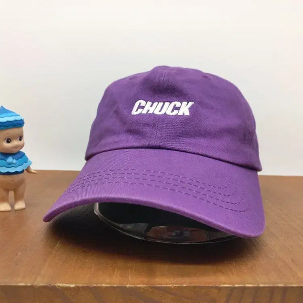 [BUNJANG] Chuck Originals Lettering Daily Ball Cap Purple / 데일리 볼캡 Chuck Originals CHUCK 척 오리지널 퍼플