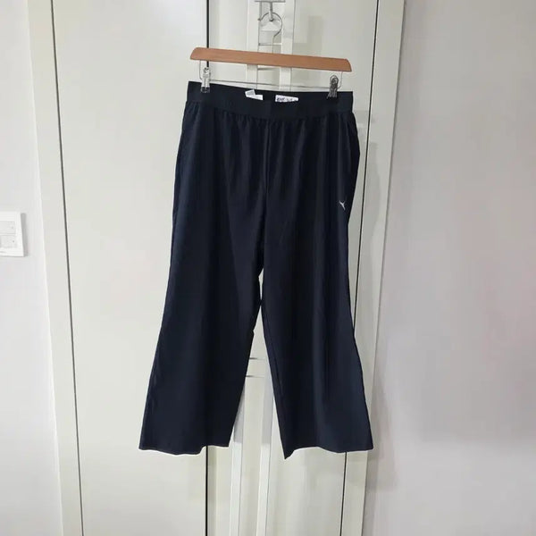 [BUNJANG] Puma Wide 7/8 Pants Navy / 푸마와이드 7부 팬츠 네이비