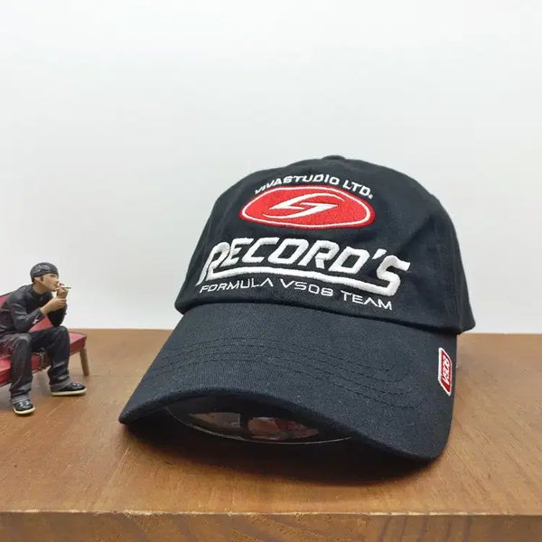 [BUNJANG] Vivastudio Racing Ball Cap Black / 레이싱모자 비바스튜디오 레이싱 볼캡 Vivastudio 블랙