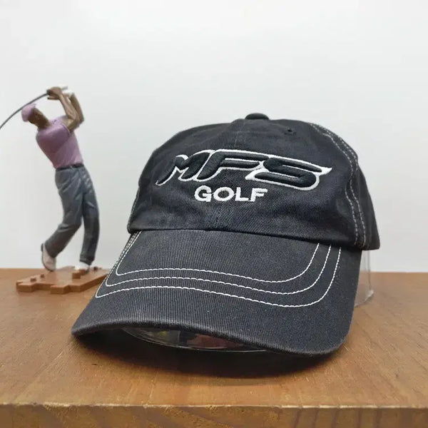 [BUNJANG] MFS Golf Vintage Black Hat / MFS GOLF 엠에프에스 골프 모자 빈티지 블랙