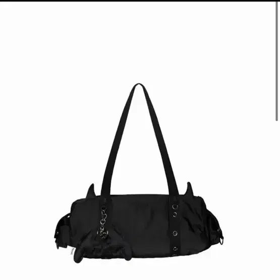 [BUNJANG] NUYET Devil Round Boston Bag Black / NUYET 누엣 데빌 라운드 보스턴 백 블랙