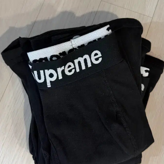 [BUNJANG] Supreme Boxer Briefs Black M / 슈프림 박서 브리프 블랙 M