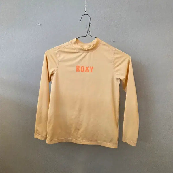 [BUNJANG] Roxy Kids Rash Guard 8/S Yellow / ROXY 키즈 래쉬가드 8/S 옐로우