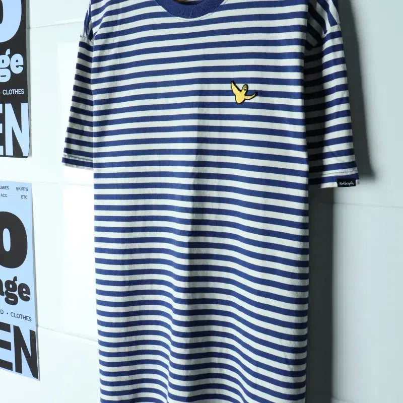 [BUNJANG] Mark Gonzales Striped Oversized T-Shirt XL-2XL / (XL-2XL) 마크곤잘레스 반팔 티셔츠 빅사이즈 단가라-H34374