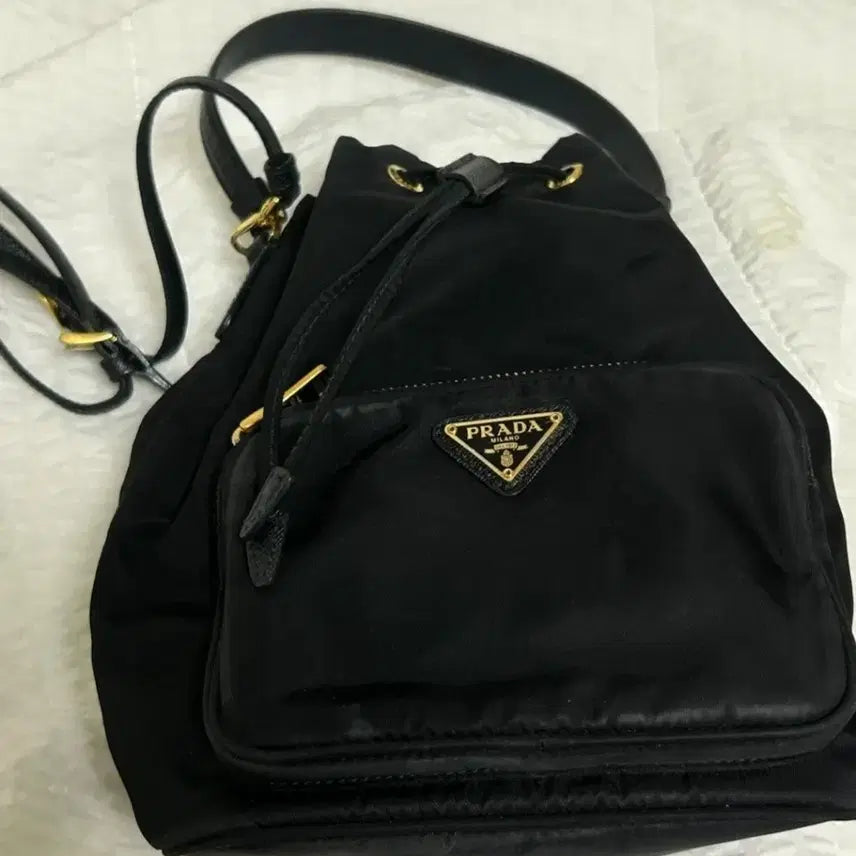 [BUNJANG] Prada Black Nylon Bucket Bag / 프라다 버킷백