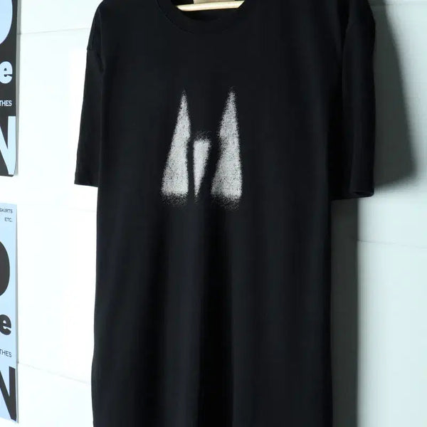 [BUNJANG] Matinkim 22SS Graphic Black Oversized T-Shirt / (F) 마뗑킴 반팔 티셔츠 22SS 그래픽 블랙 놈코어-H34383