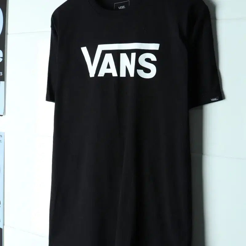 [BUNJANG] Vans Big Logo T-Shirt Black / (M) 반스 반팔 티셔츠 빅로고 블랙 올드스쿨-H34393