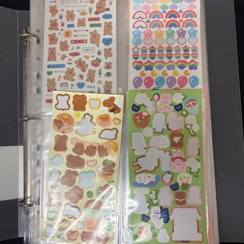 [BUNJANG] Sticker and File Bundle Set / 다꾸템 일괄 판매