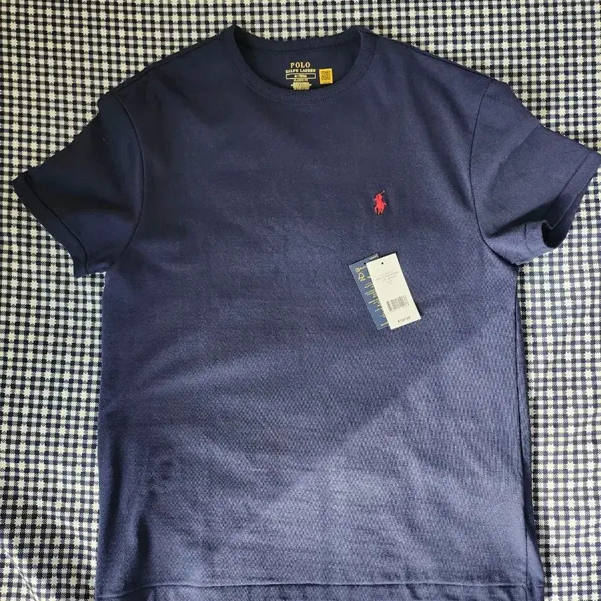 [BUNJANG] Polo Ralph Lauren Heavyweight Navy Cotton T-Shirt (Size M) / 폴로 헤비웨이트 네이비 M
