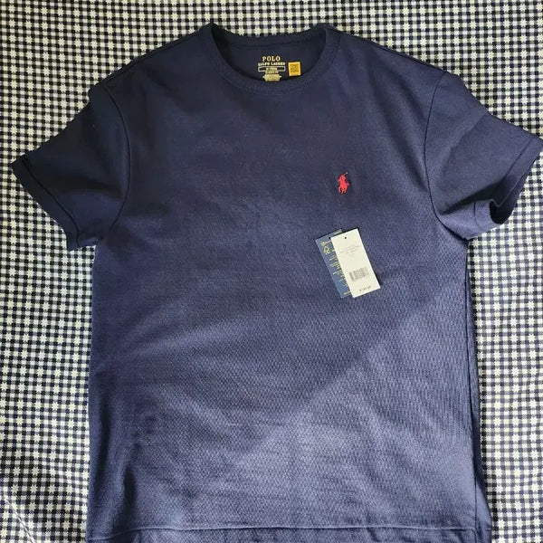 [BUNJANG] Polo Ralph Lauren Heavyweight Navy Cotton T-Shirt (Size M) / 폴로 헤비웨이트 네이비 M