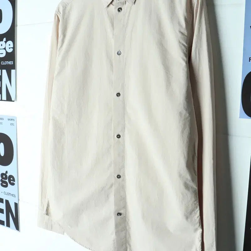 [BUNJANG] COS Plain Beige Shirt / (L) 코스 셔츠 남방 베이지 무지 놈코어-H34404