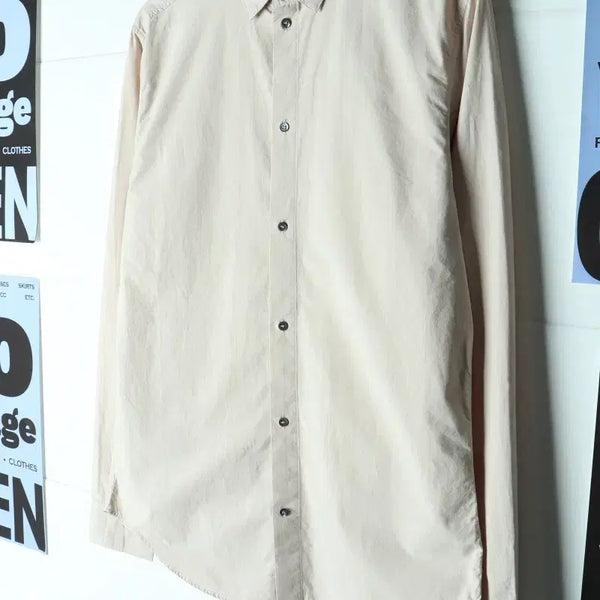 [BUNJANG] COS Plain Beige Shirt / (L) 코스 셔츠 남방 베이지 무지 놈코어-H34404
