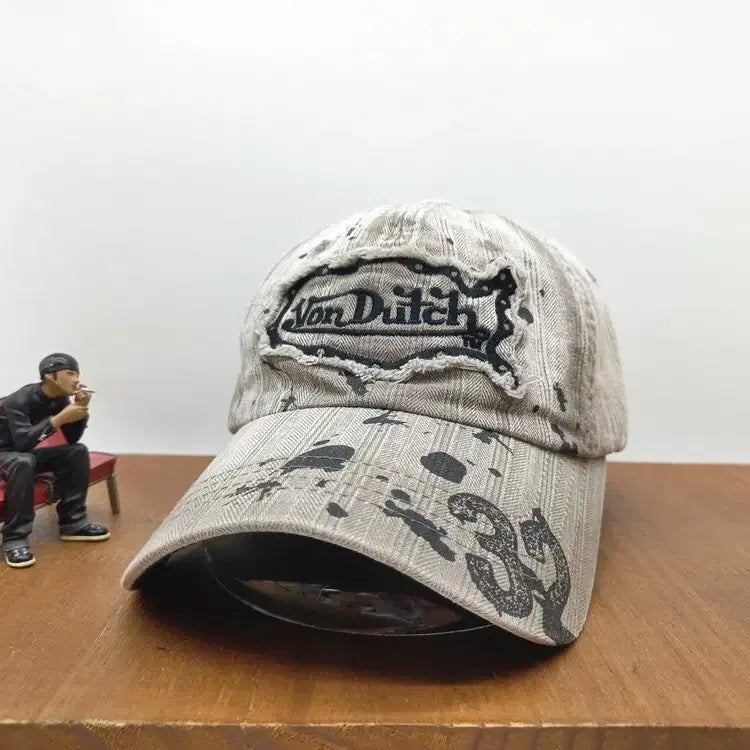 [BUNJANG] Von Dutch Y2K Vintage Cap / Y2K 빈티지 모자 00s Von dutch 본더치 그레이