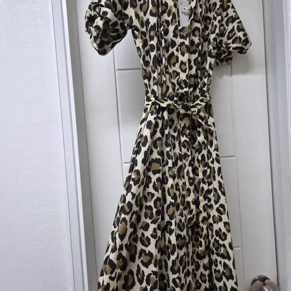 [BUNJANG] Zara Leopard Long Dress New / 자라 레오파드  롱원피스 새상품