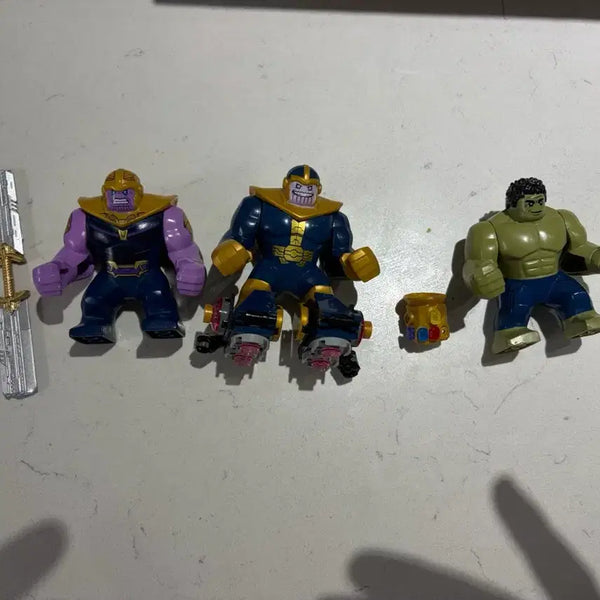 [BUNJANG] LEGO Thanos and Hulk Minifigure Set / 레고 타노스. 2+ 헐크1 미니피규어