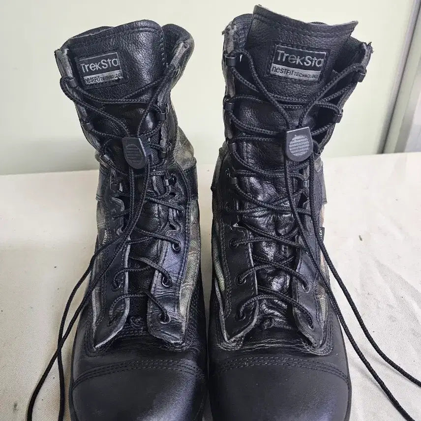 [BUNJANG] Treksta Gore-Tex Professional Hiking Boots Walker 260mm Black / 트렉스타 고어텍스 전문가용 등산화 워커 260미리 전투화 블랙
