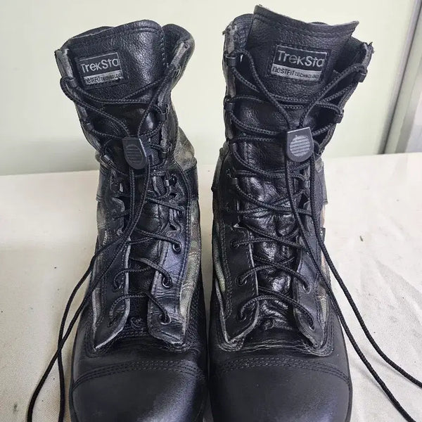 [BUNJANG] Treksta Gore-Tex Professional Hiking Boots Walker 260mm Black / 트렉스타 고어텍스 전문가용 등산화 워커 260미리 전투화 블랙